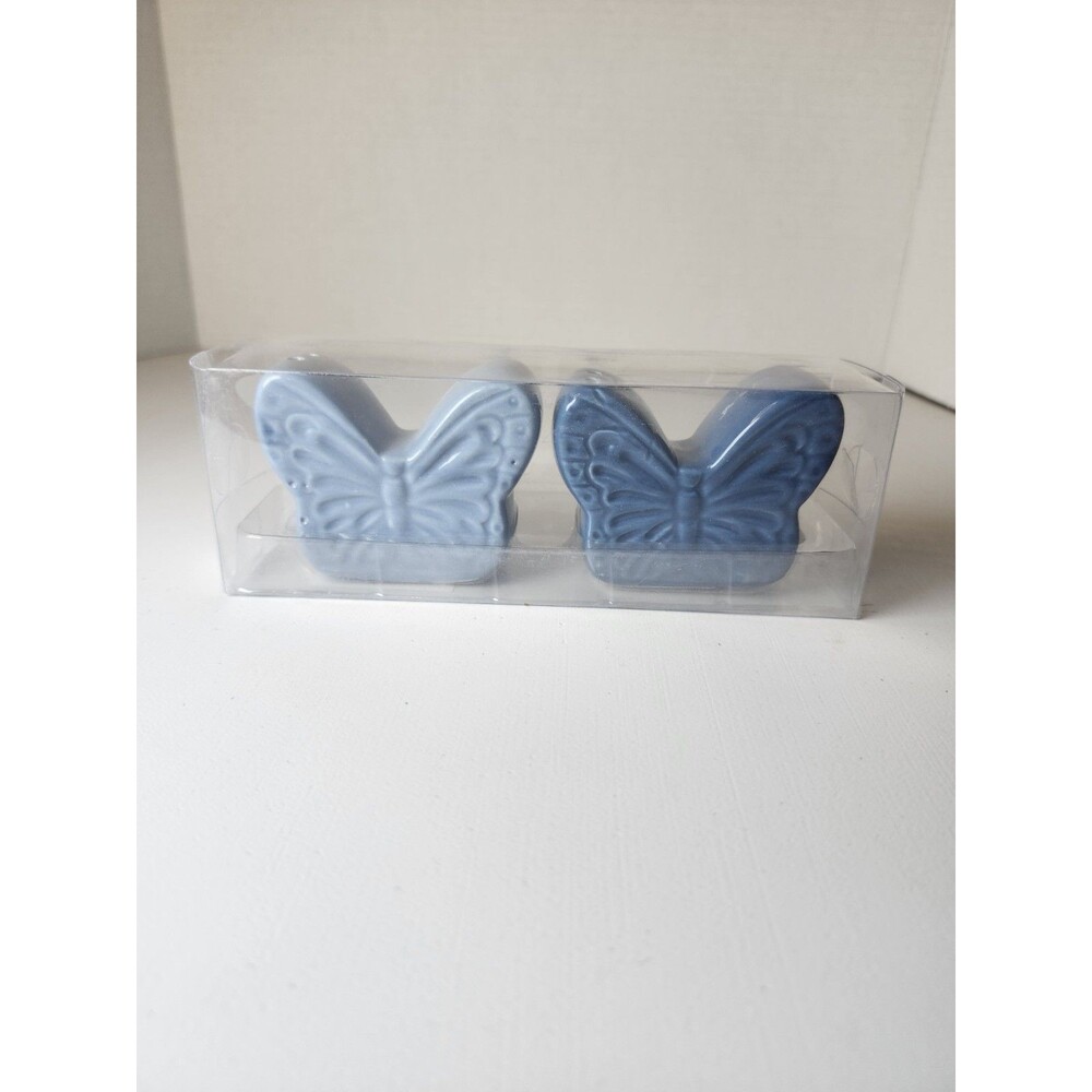 Dolly Parton Summer Collection Blue Butterfly Salt & Pepper Shakers